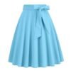 blue skirt on the white background