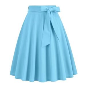 blue skirt on the white background