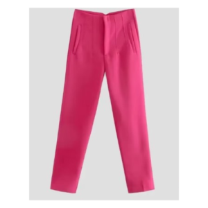 hot pink pants on the white background