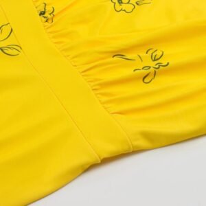 the fabric of la la land yellow dress