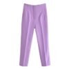 lavender pants on the white background