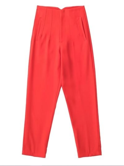 orange pants on the white background