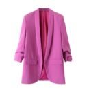 pink blazer on the white background