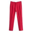red pants on the white background