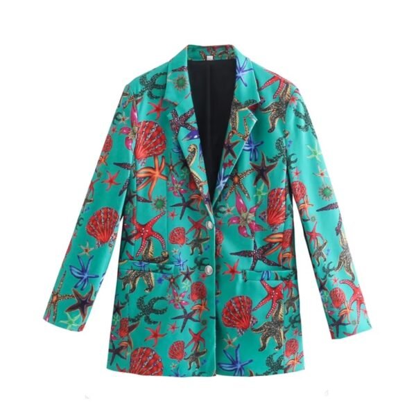 turquoise blazer on the white background