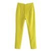 yellow pants on the white background