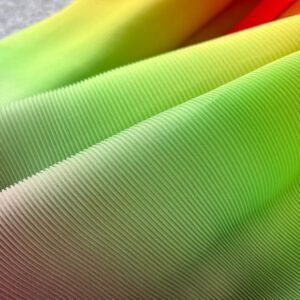 the fabric of the gradient dress