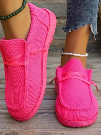 Neon Pink Sneakers