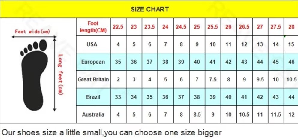 pale pink boots size chart