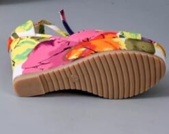 the bottom of multicolor wedges