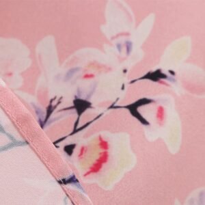 floral pattern of Japanese colorful dress