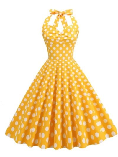 colorful lace up dress on the white background