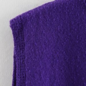 shoulder part of colorful sleeveless sweater