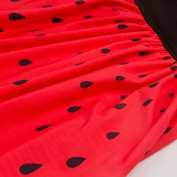 bottom part of colorful watermelon dress