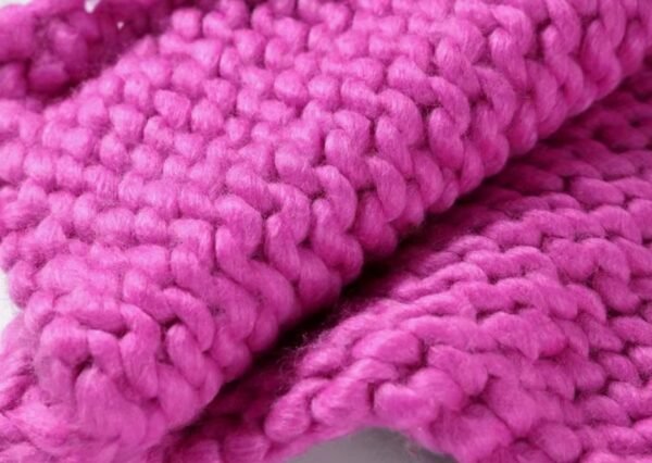 material of fuchsia cardigan