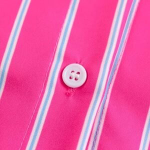 button of pink colorful blouse