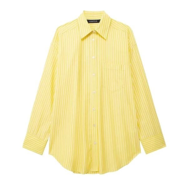 yellow colorful blouse on the white background