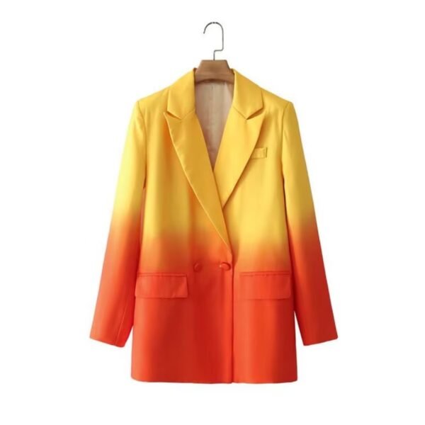 colorful gradient blazer on the white background