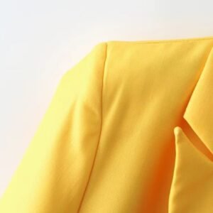 shoulder part of colorful gradient blazer