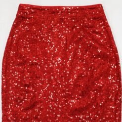 upper part and waistline of colorful party skirt