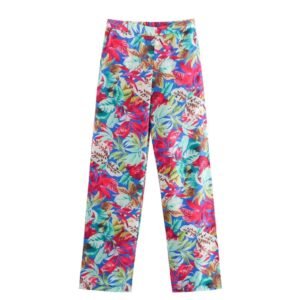 multicolor pants on the white background