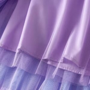 layers of pastel colorful skirt