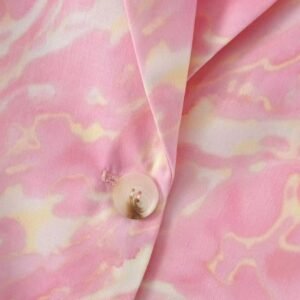 button of pink colorful blazer