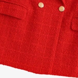 bottom part of red blazer