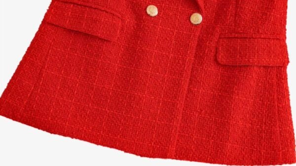 bottom part of red blazer