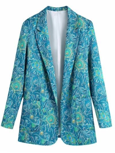 spring colorful blazer on the white background