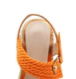 inner material of colorful summer wedges