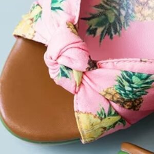 front part of pineapple sandals