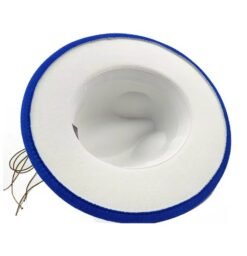 inner view of colorful gradient hat on the white background