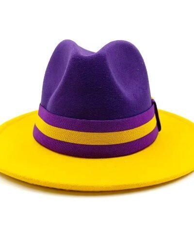 colorful jazz hat on the white background