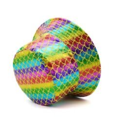 colorful meramid hat lying on a white surface