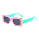 retro colorful sunglasses on the white background