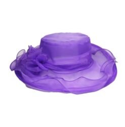 purple royal colorful hat on the white background