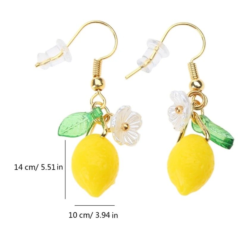 size of lemon earrings