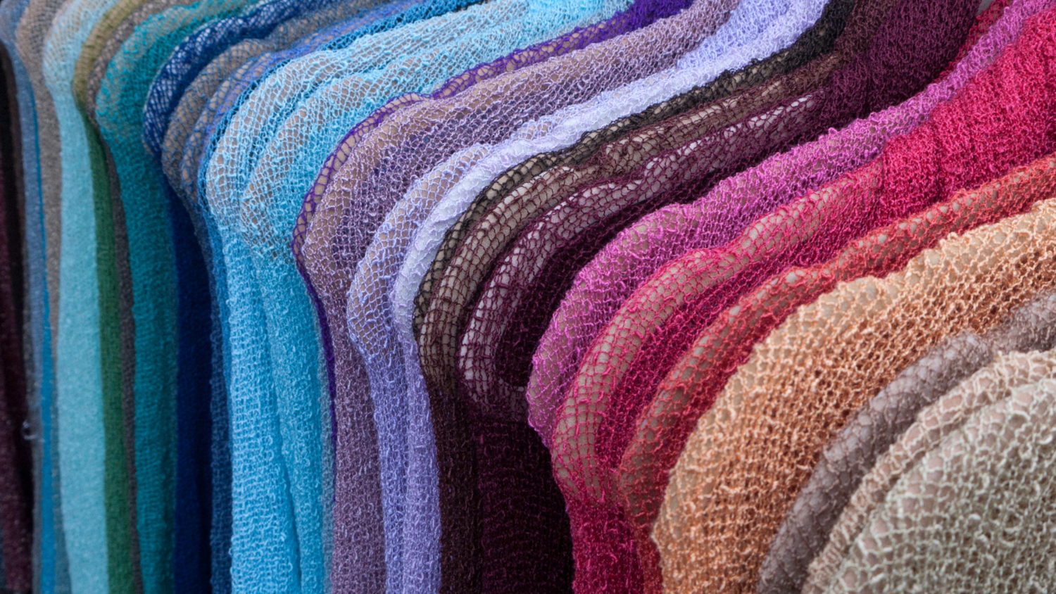 colorful sweaters hanging on the hangers showing where to buy fall sweaters